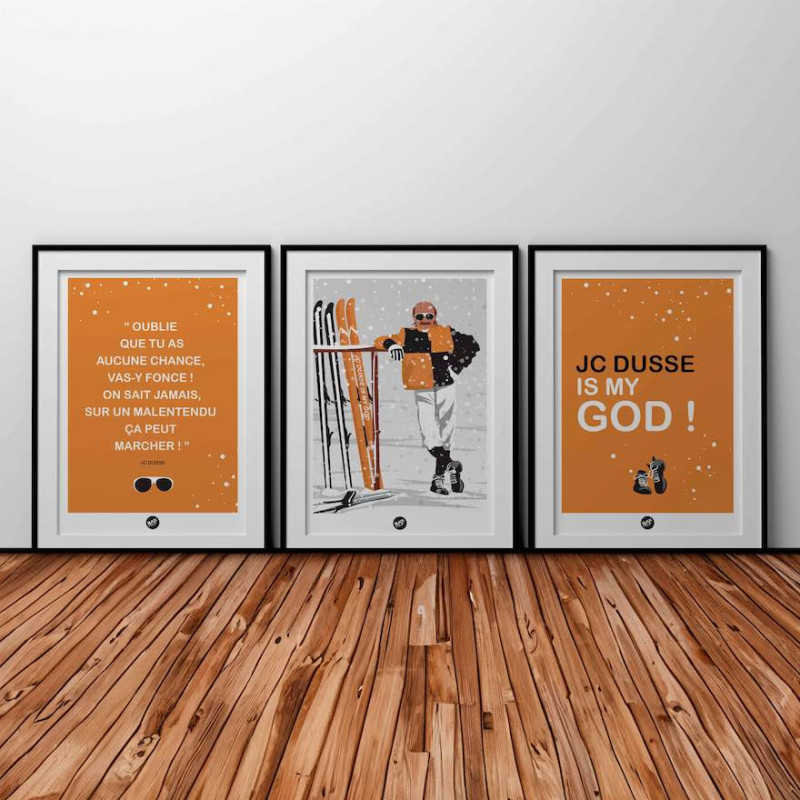 POSTER JC DUSSE VAS-Y FONCE