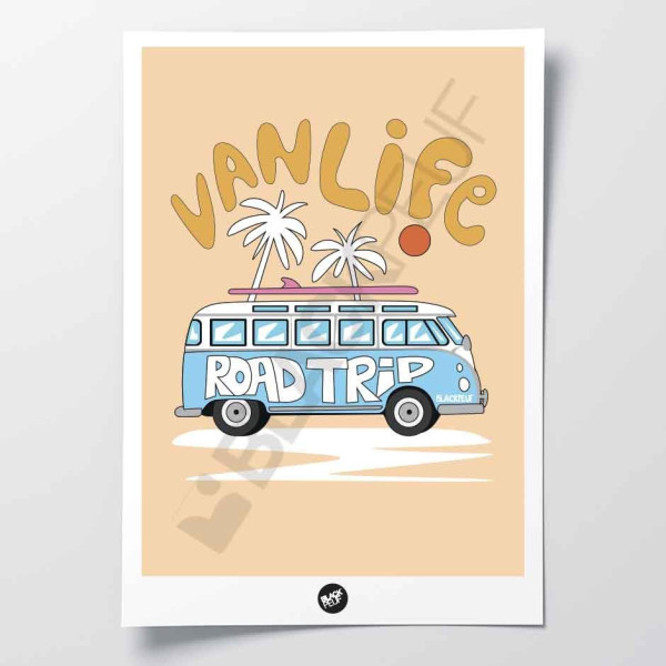POSTER PATCH VAN LIFE