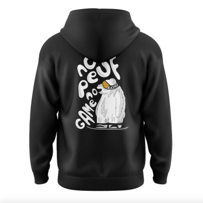 SWEAT-SHIRT BLACK NO PEUF NO GAME BLACKPEUF SWEAT-SHIRT BLACK NO PEUF NO GAME BLACKPEUF