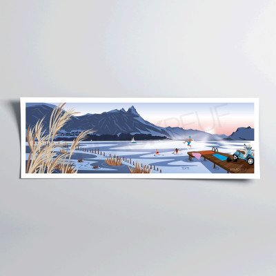 PANORAMIC POSTER PONTOON JUMP PANORAMIC POSTER PONTOON JUMP
