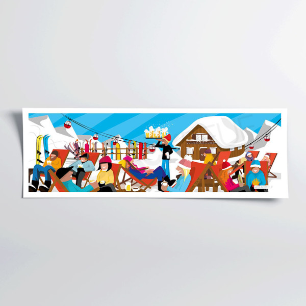 PANORAMIC POSTER THE TERRACE