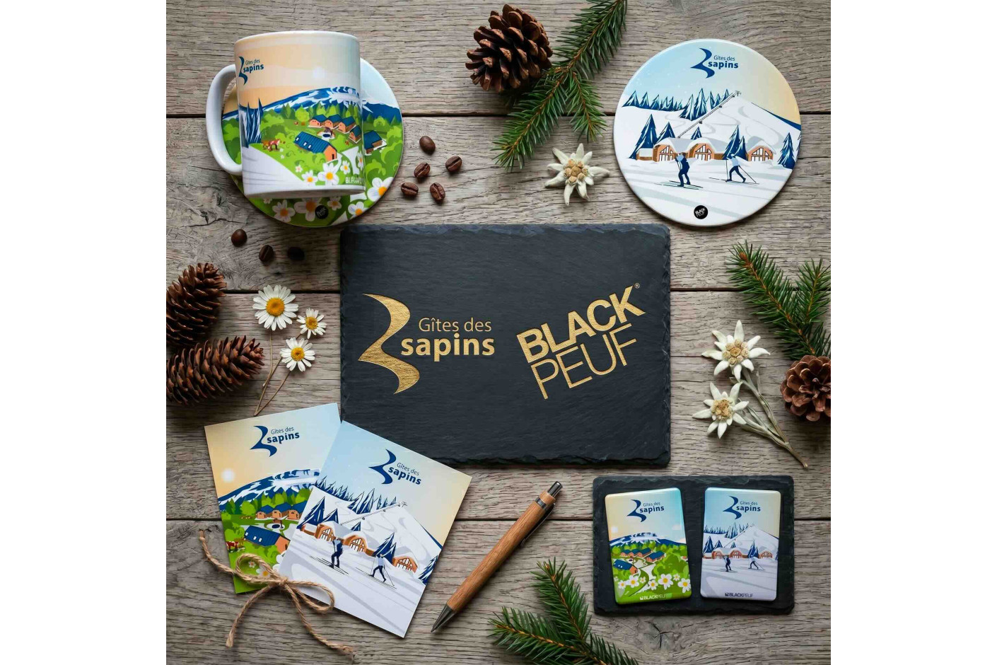 Une collaboration dans les Bauges : Blackpeuf x Les Gîtes des 3 Sapins